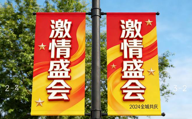 异形旗与数码印花旗：技术创新如何重塑旗帜广告的未来场景(图1)