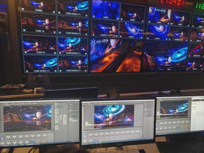 九游娱乐官方网站：2026粤港澳大湾区春晚AR效果采用强氧虚拟现实制作解决方案制作(图4)